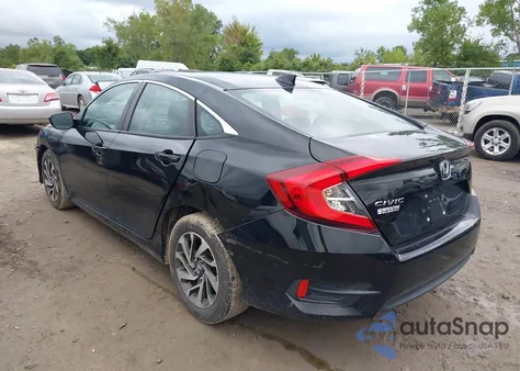2018 Honda Civic Ex z USA, uszkodzony, nr VIN 2HGFC2F74JH598934